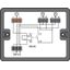 Distribution box Surge switch circuit 2 inputs black thumbnail 2