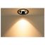 NUMINOS® DL XL, Indoor LED recessed ceiling light black/chrome 3000K 40° thumbnail 4