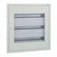 Complete flush-mounted flat distribution board with window, white, 24 SU per row, 3 rows, type C thumbnail 8