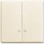 1785 K-82 CoverPlates (partly incl. Insert) future®, solo®; carat®; Busch-dynasty® ivory white thumbnail 1