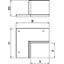 PLM CC 0810 RW Wall connection collar set for corner mounting 85x175x157 thumbnail 2