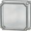 Cap, + door, transparent smoky gray, HxWxD=375x375x200mm thumbnail 2