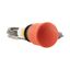 Emergency stop/emergency switching off pushbutton, Mushroom-shaped, 38 mm, Turn-to-release function, 2 NC, Cable (black) with non-terminated end, 4 po thumbnail 11