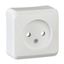 PRIMA - single socket outlet without earth - 16A, white thumbnail 3