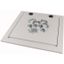 Top plate, for arc protection, for WxD=1200x800mm, IP40, grey thumbnail 1