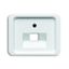 1803-24G CoverPlates (partly incl. Insert) carat® Studio white thumbnail 1