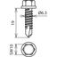 Self-tapping screw with hexagon head DIN 7504  6.3x19mm StSt thumbnail 2
