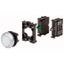 Illuminated pushbutton actuator, RMQ-Titan, flush, momentary, white, Blister pack for hanging thumbnail 1