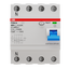 F204 A-40/0.03-L Residual Current Circuit Breaker 4P A type 30 mA thumbnail 1