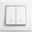 Linnera-Rollina Q C Two Gang Switch-Two Way Switch Beige thumbnail 2
