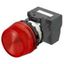 M22N Indicator, Plastic projected, Red, Red, 24 V, push-in terminal thumbnail 2
