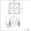 LED Double Flash Beacon BWM 115-230VAC R thumbnail 3