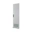 Section door, ventilated IP31, hinges right, HxW = 1400 x 425mm, grey thumbnail 6