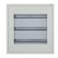 Complete flush-mounted flat distribution board with window, white, 24 SU per row, 3 rows, type C thumbnail 7
