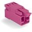 Plug for PCBs angled 2-pole pink thumbnail 3
