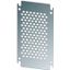 Mounting plate, perforated, galvanized, for HxW=1000x600mm thumbnail 1