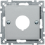 Central plate for command devices, aluminium, System M thumbnail 3