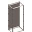 1/10RG6 Switchgear cabinet, Field width: 1, Rows: 14, 2213 mm x 364 mm x 625 mm, Grounded (Class I), Maximum IP54 thumbnail 2