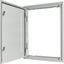 3-component flush-mounting door frame with door, open air, double-bit lock, IP43, HxW = 1260 x 1000 mm thumbnail 2