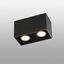 TECTO BLACK CEILING LAMP 2 X GU10 50W thumbnail 2