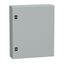 Spacial CRN plain door with mount.plate. H600xW500xD150 IP66 IK10 RAL7035.. thumbnail 1