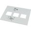 Front cover, +mounting kit, for NZM2, vertical, 4p, HxW=600x600mm, grey thumbnail 4