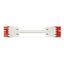 pre-assembled interconnecting cable Eca Socket/plug red thumbnail 1