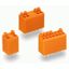 PCB terminal block push-button 1.5 mm² orange thumbnail 1