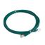 Patch cord RJ45 category 6A S/FTP shielded LSZH green 2 meters thumbnail 2
