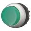 Illuminated pushbutton actuator, RMQ-Titan, Extended, momentary, green, Blank, Bezel: titanium thumbnail 6