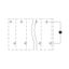 Double-deck PCB terminal block 2.5 mm² Pin spacing 7.5 mm gray thumbnail 4