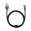 Cable USB A Plug - USB C Plug 90° Angled 1.0m 100W, Blue / Black MVP ElbowBASEUS thumbnail 1