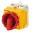 Load break switch COMO 3P 20A enclosed yellow/red handle thumbnail 1