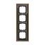 1725-845 Cover Frame Busch-dynasty® antique brass anthracite thumbnail 3