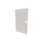 Replacement door, with vents,, white, 3-row, for flush-mounting (hollow-wall) compact distribution boards thumbnail 1