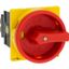 Main switch, T0, 20 A, flush mounting, 2 contact unit(s), 3 pole, Emergency switching off function, With red rotary handle and yellow locking ring, Lo thumbnail 8