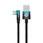 Cable USB A Plug - USB C Plug 90° Angled 1.0m 100W, Blue / Black MVP ElbowBASEUS thumbnail 2