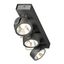 KALU LED 3 Wall and Ceiling luminaire, black, 3000K, 60ø thumbnail 4