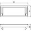 PLM EP 0410 FS End piece with fire protection mesh 105x20x41 thumbnail 2