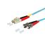 OpDAT patch cord LC-D/2xST OM3, 10.0 m thumbnail 3