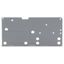 End plate snap-fit type 1.5 mm thick gray thumbnail 3
