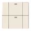6733-82 CoverPlates (partly incl. Insert) future®, solo®; carat®; Busch-dynasty® ivory white thumbnail 3
