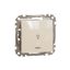 Sedna Design & Elements, 1-way Push-But 10A Blue Loc LED Lamp Sym, beige thumbnail 4