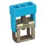 Connector for busbar with blue cover blue thumbnail 1