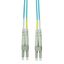 FO Patchcord Duplex LC/LC, 50/125æm OM3, LS0H-3, aqua, 10.0m thumbnail 1