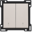 Finishing set with double lens for two-circuit switch, two-way switch thumbnail 2