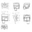 Centralplate for 2 modules (SFA)(SFB),45x45mm,angled,RAL9010 thumbnail 2