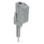 Test plug adapter N/L 2-pole gray thumbnail 1