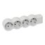 MOES STD SCH 4X2P+E WITHOUT CABLE WHITE/GREY thumbnail 5