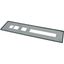 Front plate, steel, sealed, H=225mm, grey thumbnail 4